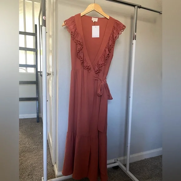 Midi Wrap Dress - Picture 1 of 5